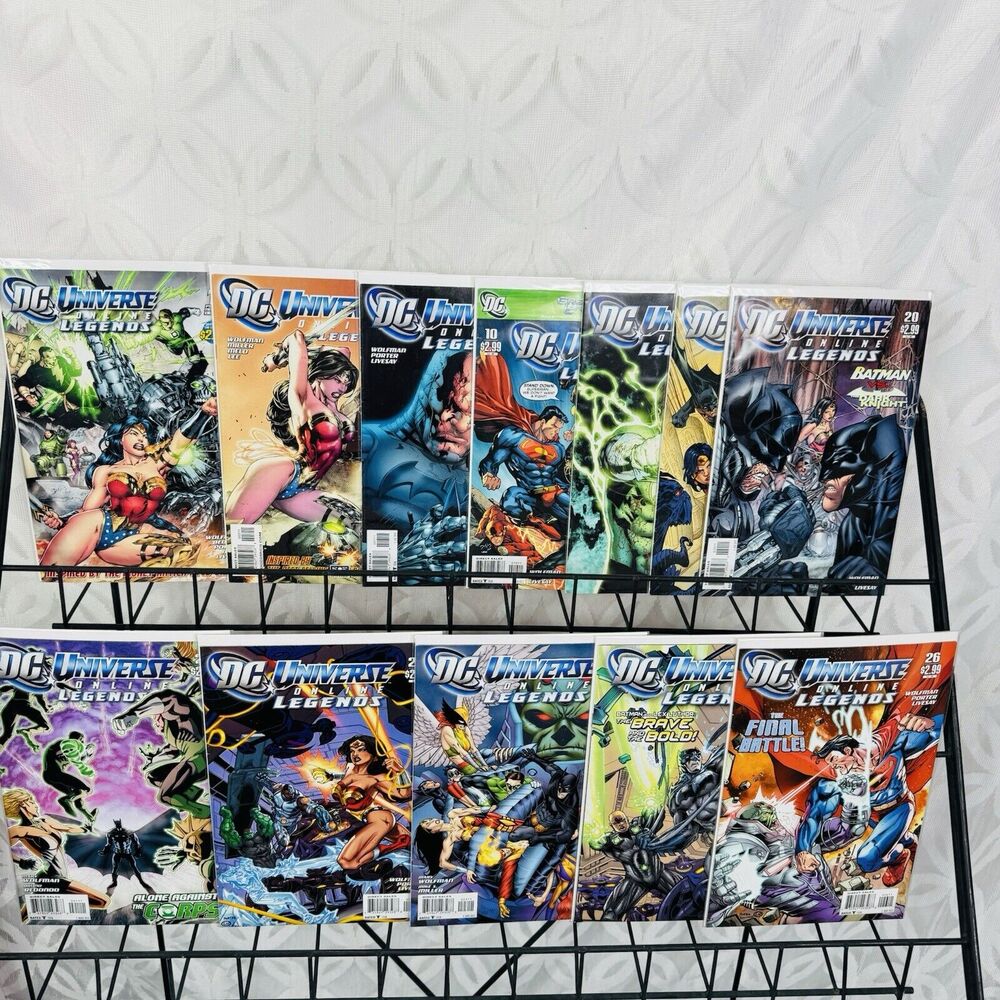 DC Universe Online Legends 1 3‎ 7 10 17 18 20-24 26 Lot 2011